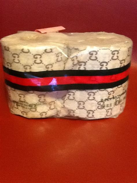 fake gucci toilet paper